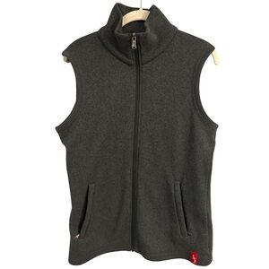 EMS Gray Sleeveless Zip-Up Vest Women’s Medium